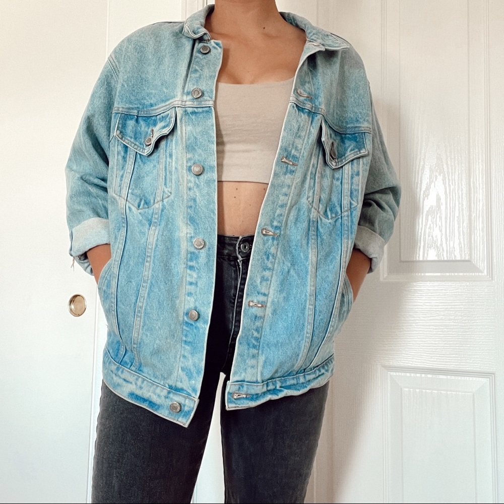 john galt oversized denim jacket